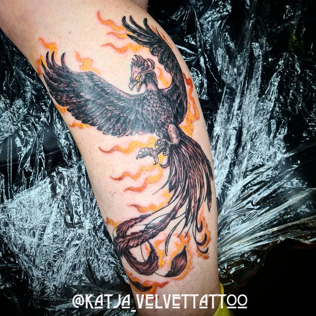 A phoenix is a great tattoo for representation.