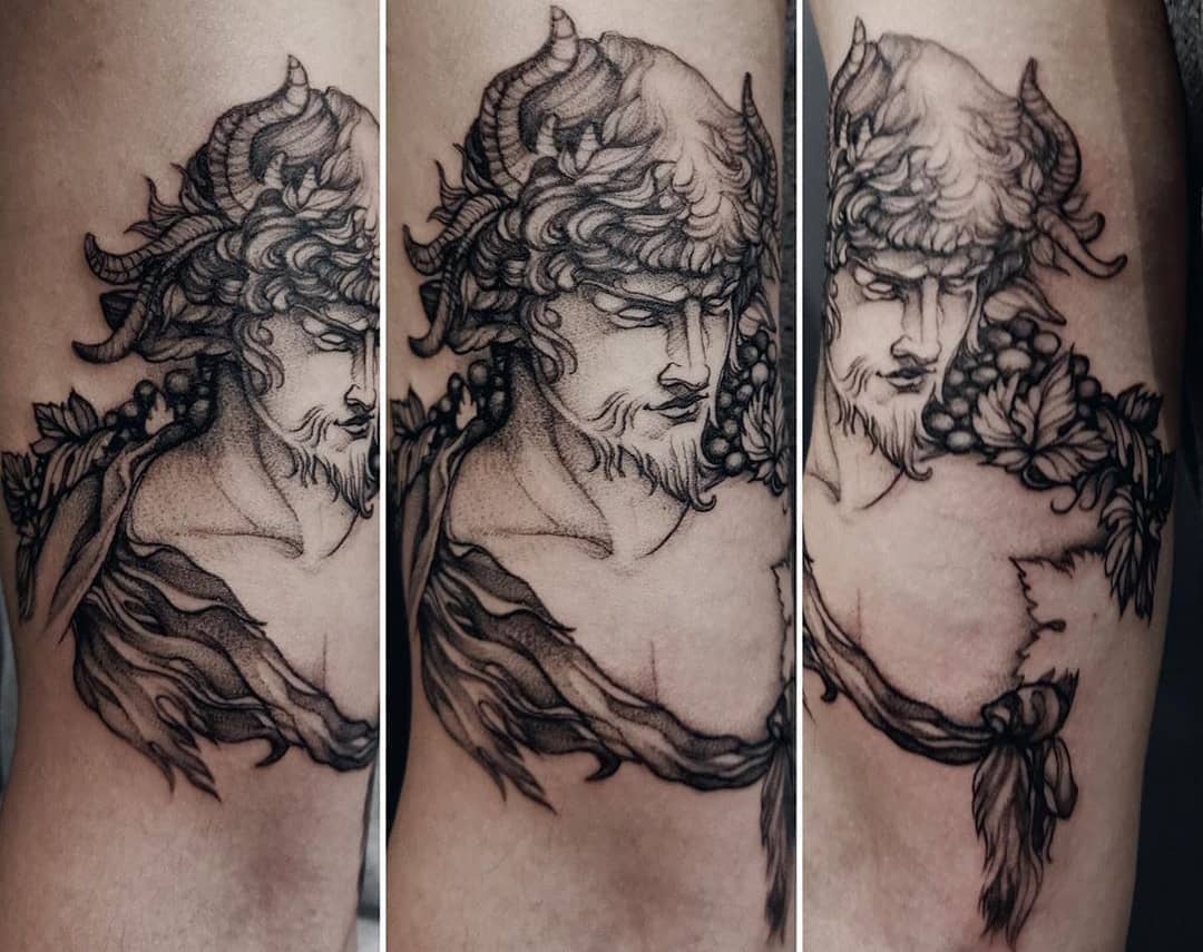 Having a Greek God tattooed on you doesn’t sound like a bad deal.