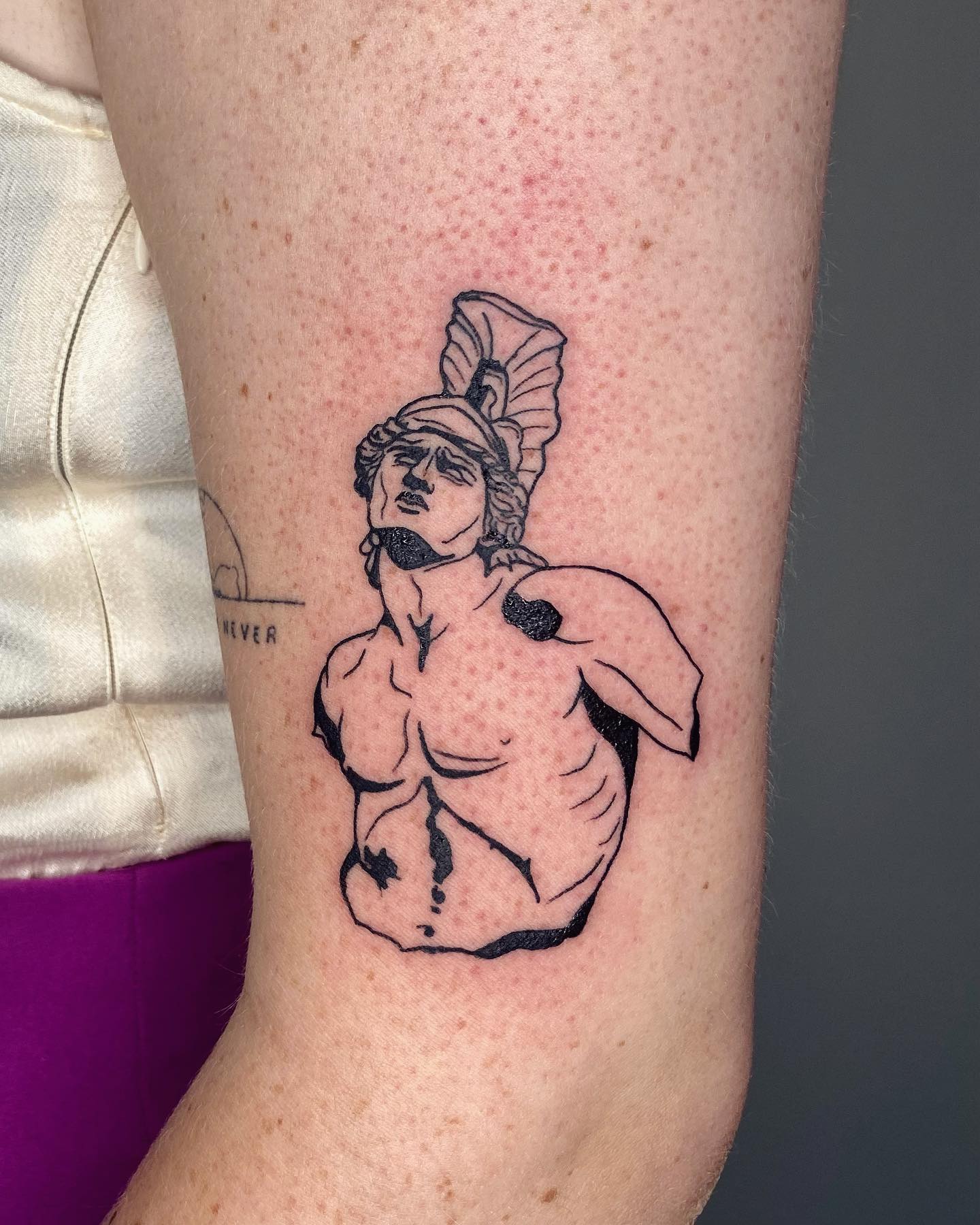 The son of Thetis, Achilles, is a hero that you must get as a tattoo because of his power.