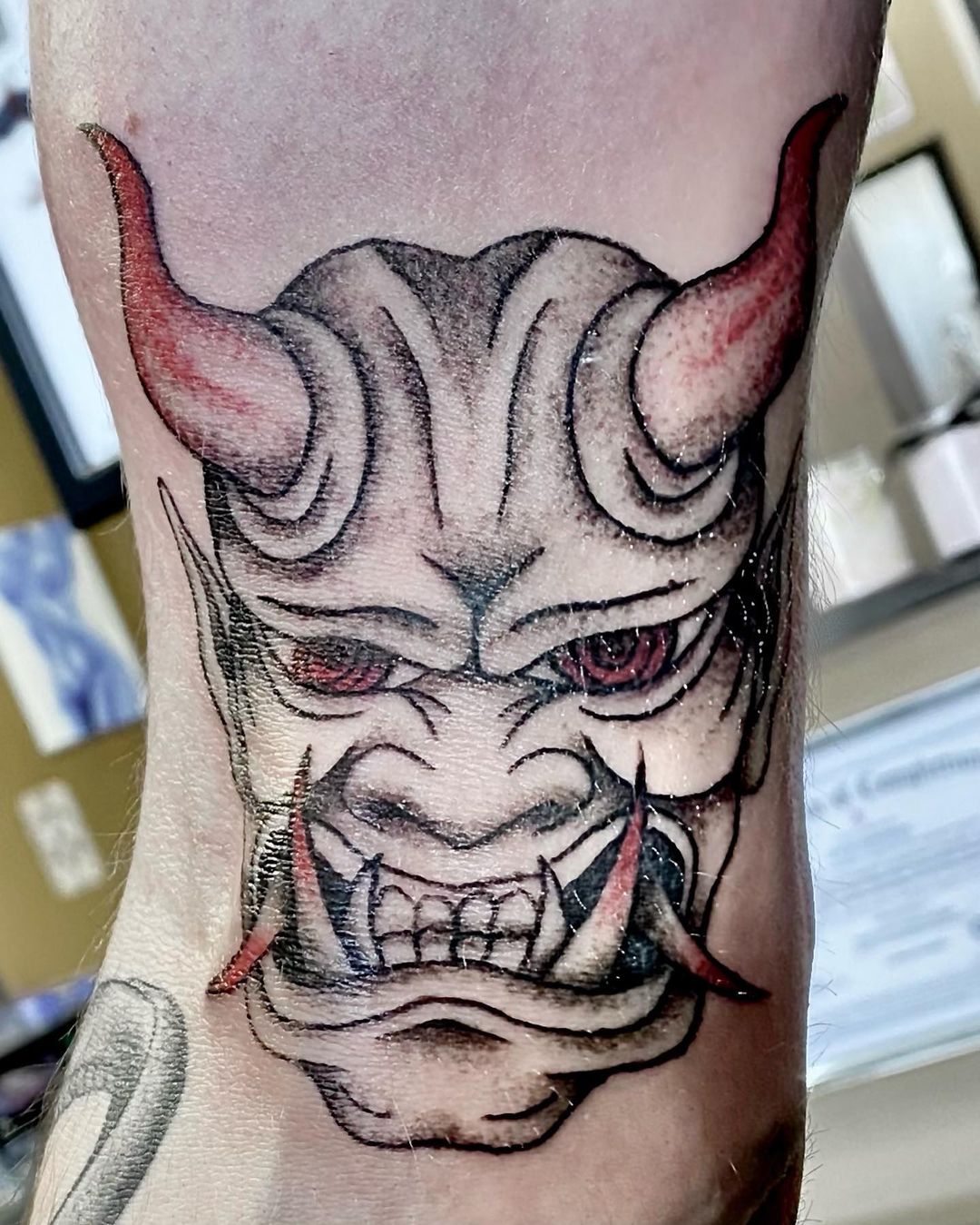 Oni Mask Tattoo Meaning Designs and Ideas  neartattoos