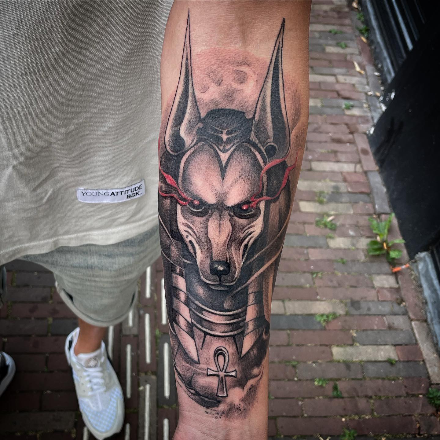Red-Eyed Anubis is an another form that will look gorgeous on your sleeve.