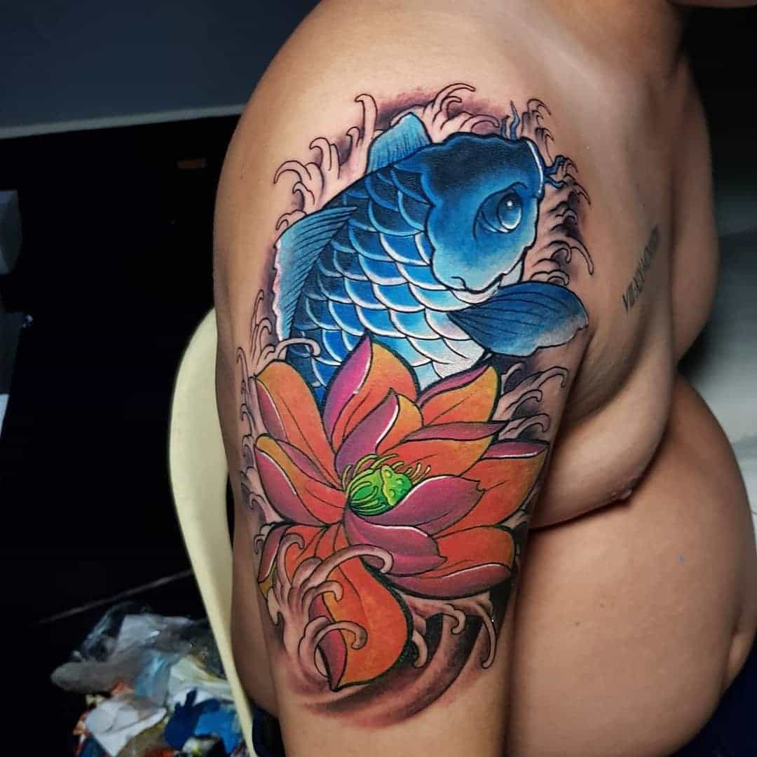 40+ Koi Fish Tattoo Ideas for Those Who Embrace the Power of Persistence - 100 Tattoos