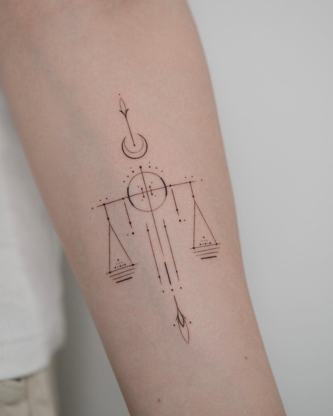 50 Best Meaningful Libra Tattoos to Highlight Your Personality  InkMatch