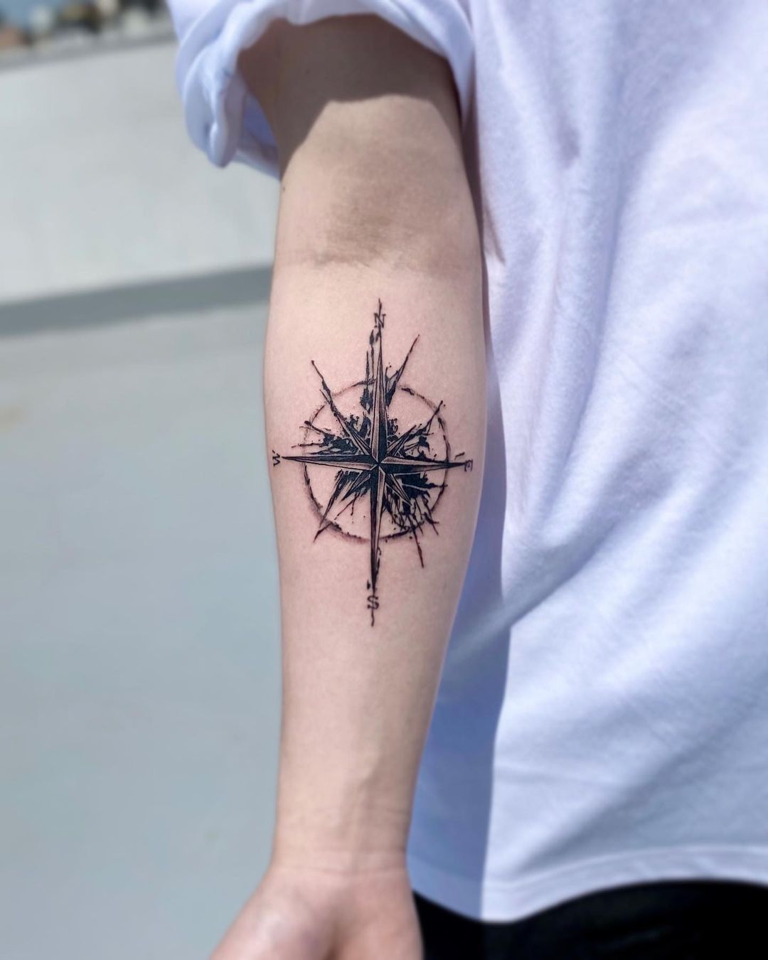 40+ Compass Tattoo Ideas and Design Inspirations for 2022 - 100 Tattoos