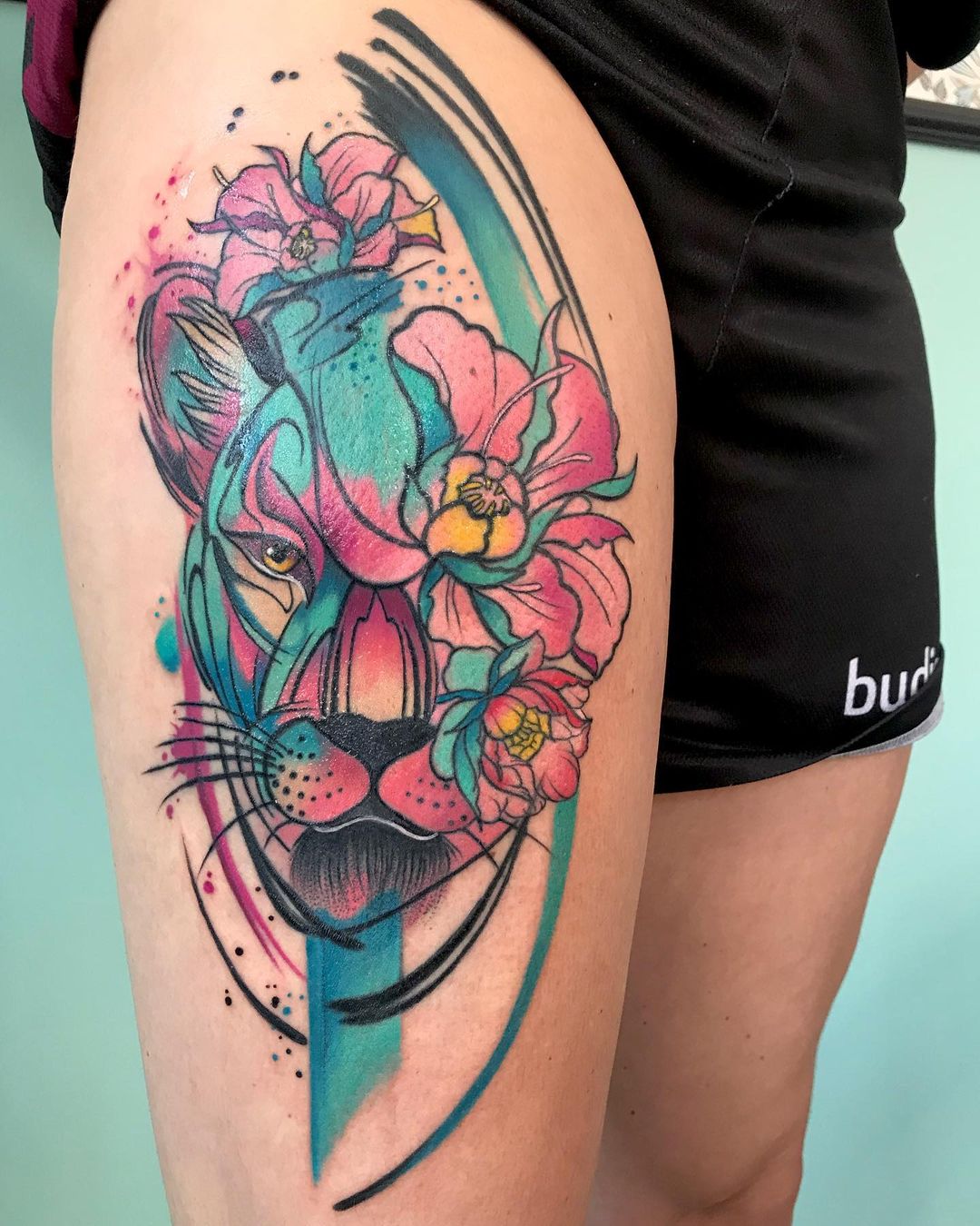 Choose vibrant tones of colors to make your tattoo look alive.