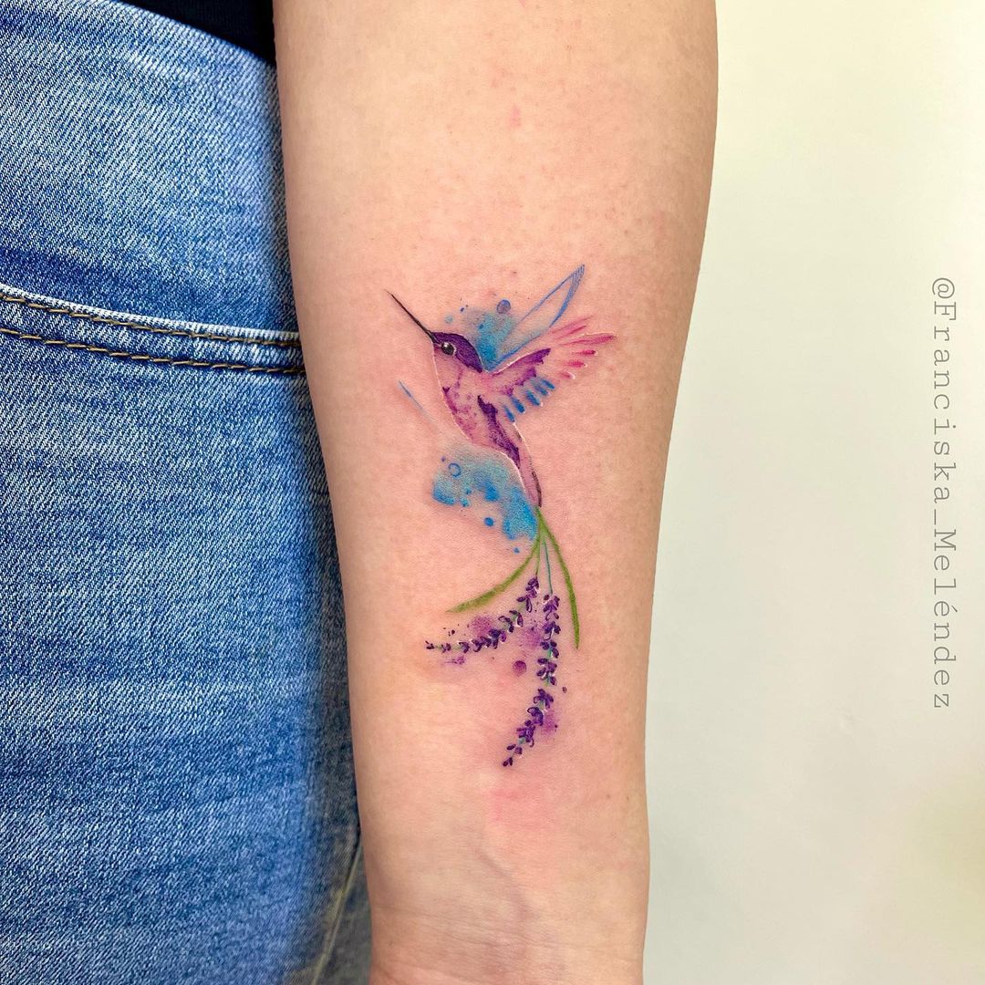 Hummingbird Tattoo Design Poster by Zeichenbloq | Society6