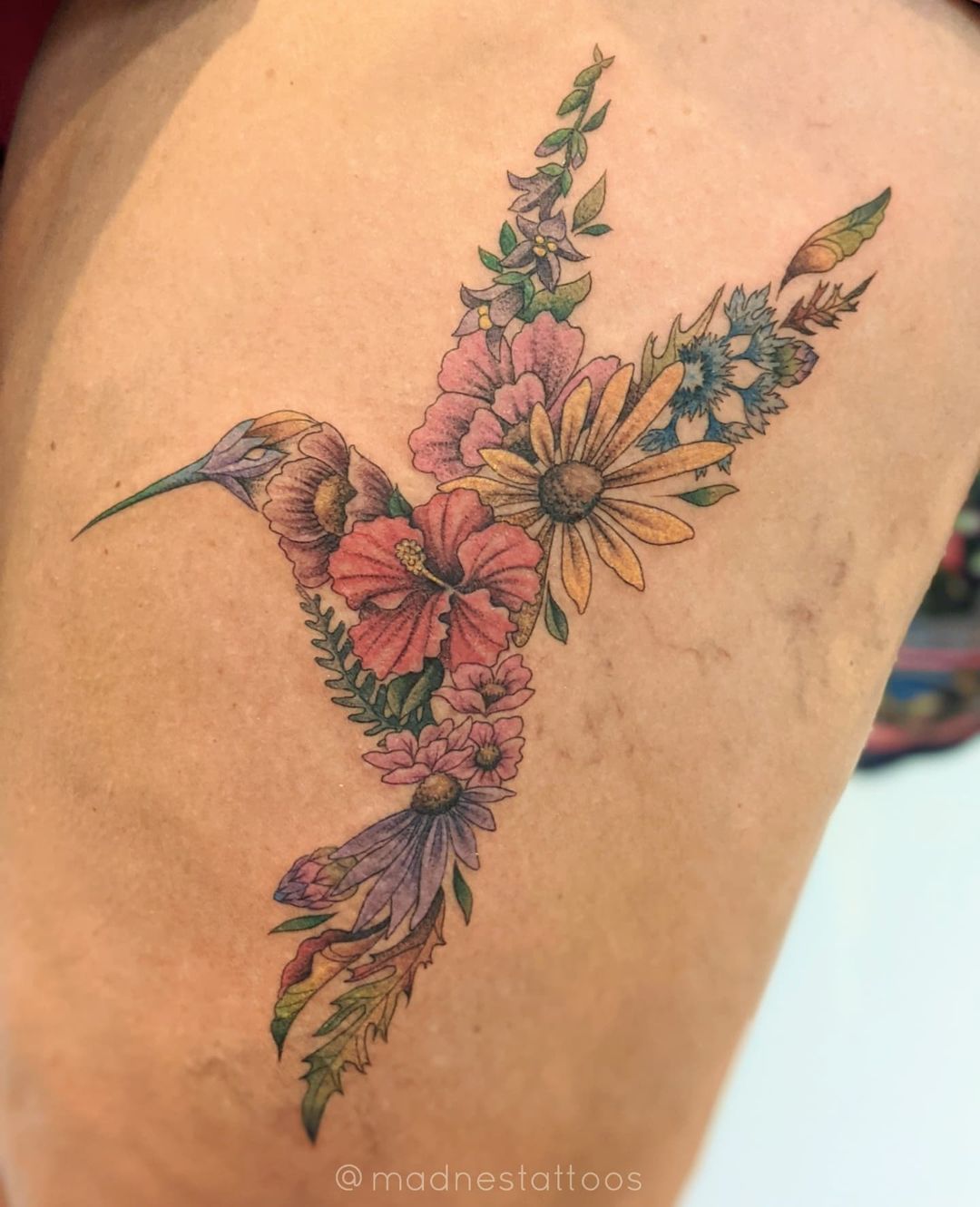 30+ Awesome Hummingbird Tattoo Ideas: Meaning, Symbolism & Cost - 100 Tattoos
