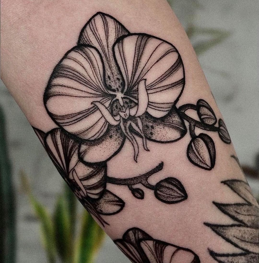 Purple Orchid by Helen Dealtry from Tattly Temporary Tattoos – Tattly  Temporary Tattoos & Stickers
