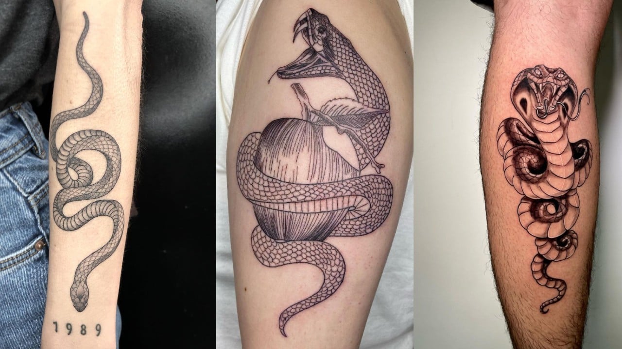 60 SNAKE TATTOO IDEAS  Cuded  Snake tattoo Tattoos Forearm tattoo design