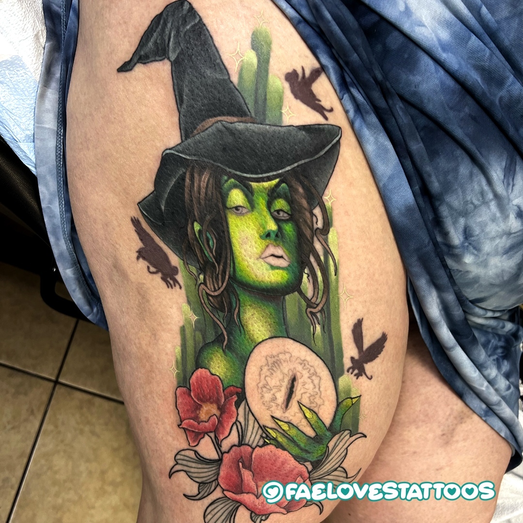 Wicked Witch by Steve Morris TattooNOW