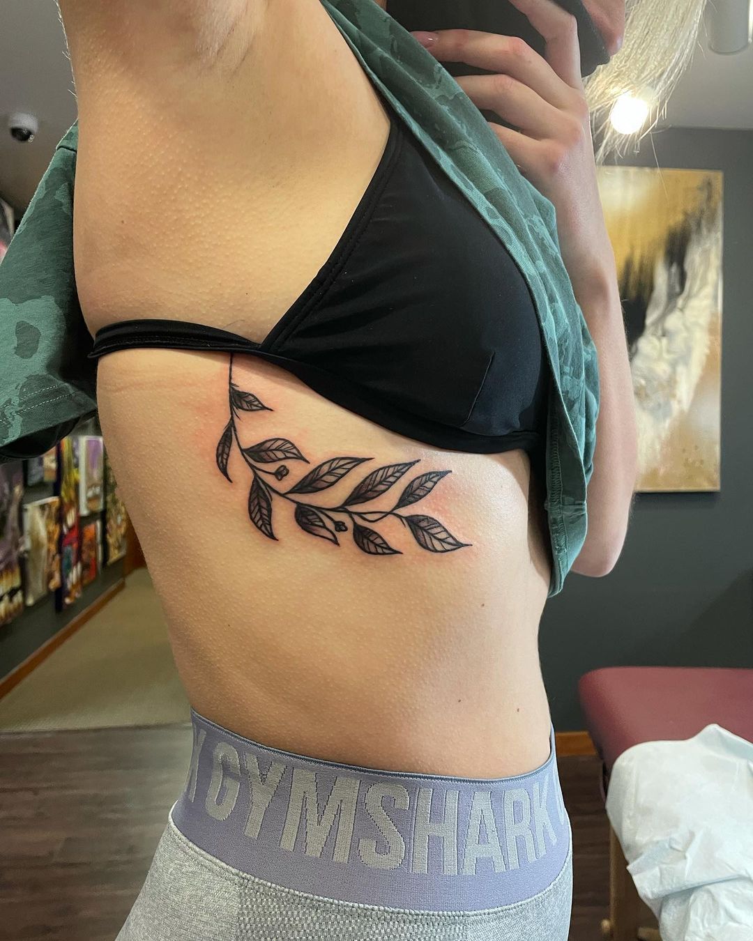 Valhalla Tattoo  Rib cage on the ribs first tattoo for a tough chic today  thanks Charlie carltattoos finelinetattoo fineline smalltattoos  tattooinspiration tattooinspo blackwork dotworktattoo butterflytattoo  tattooartist sydney 