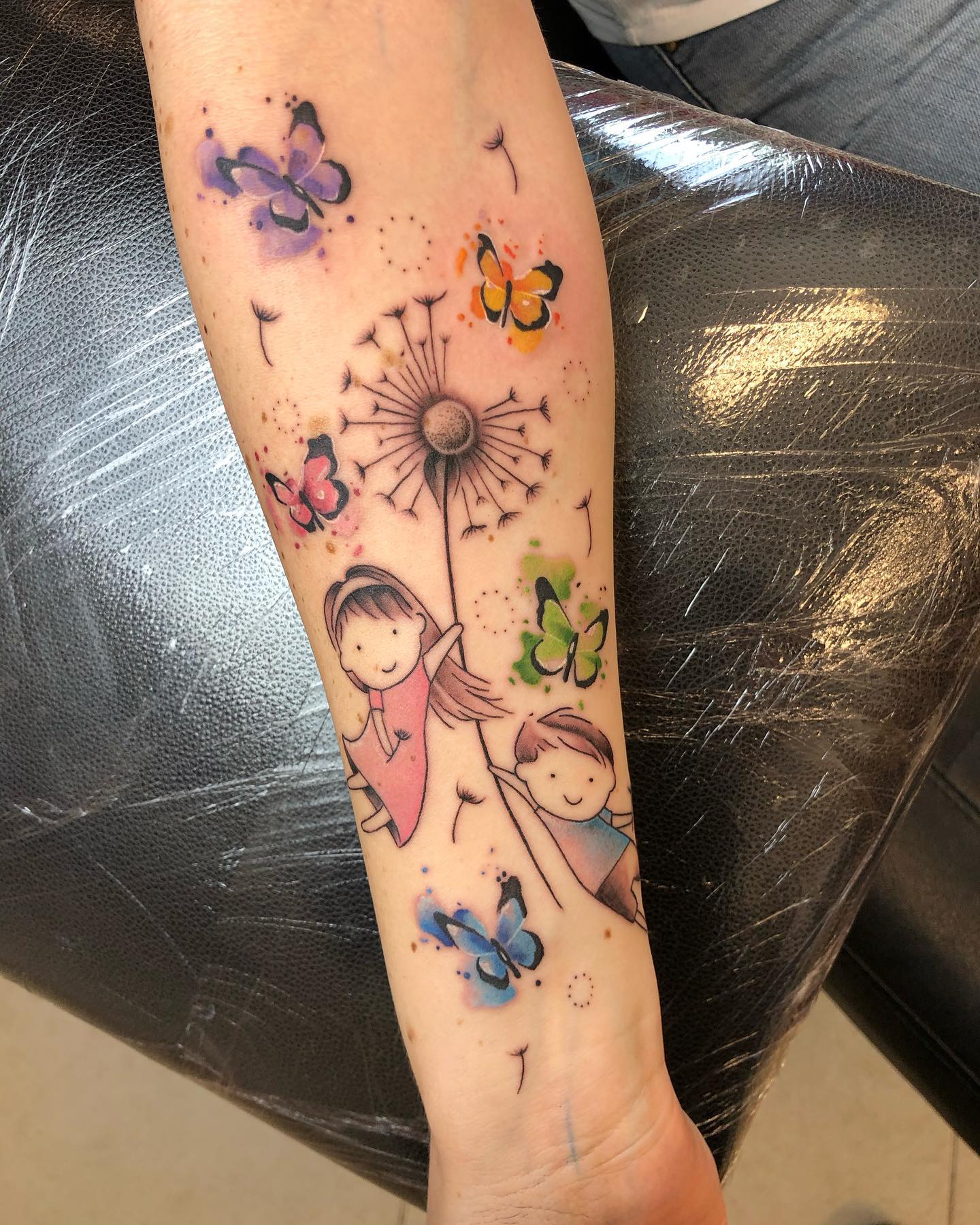 Dandelion in the Wind 26 Gorgeous Watercolor Tattoos That Speak to Your  Artsy Side  Page 4