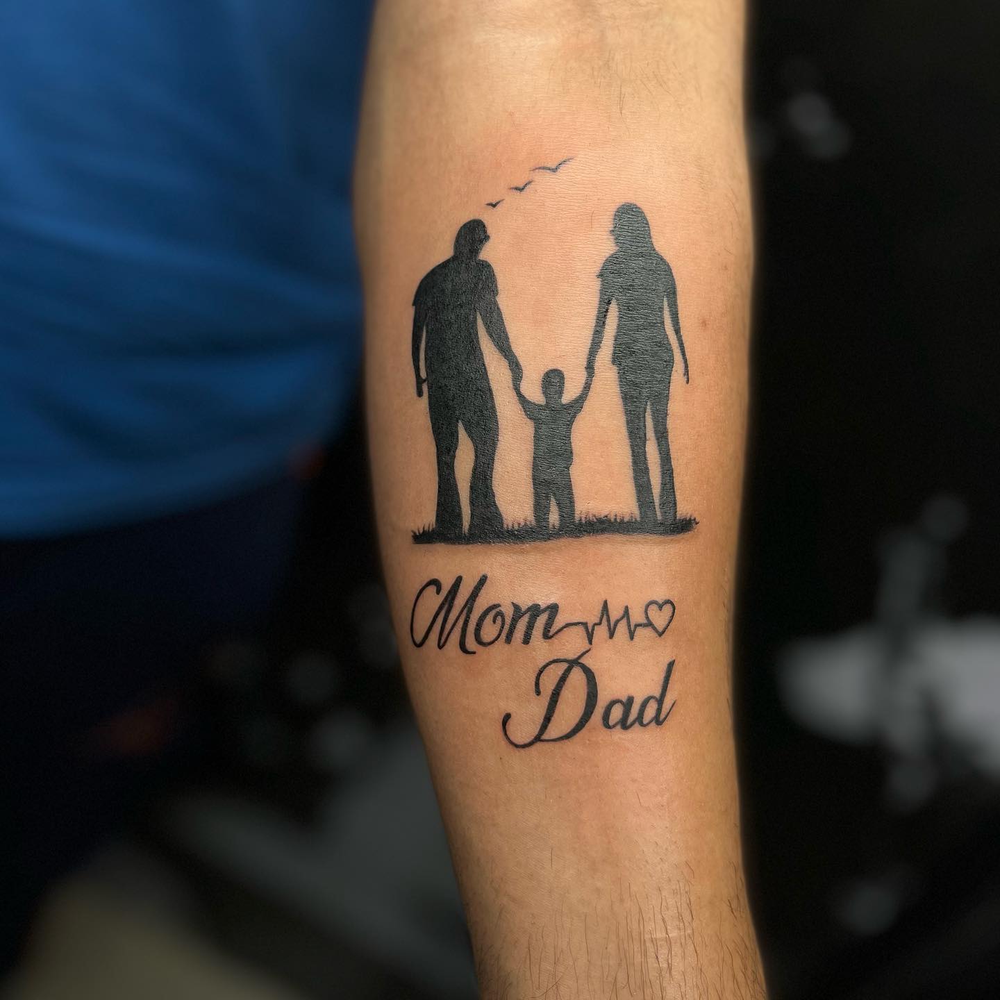 Collection of 30 Best Mom Dad Tattoos on Hand For Boys  TiptopGents