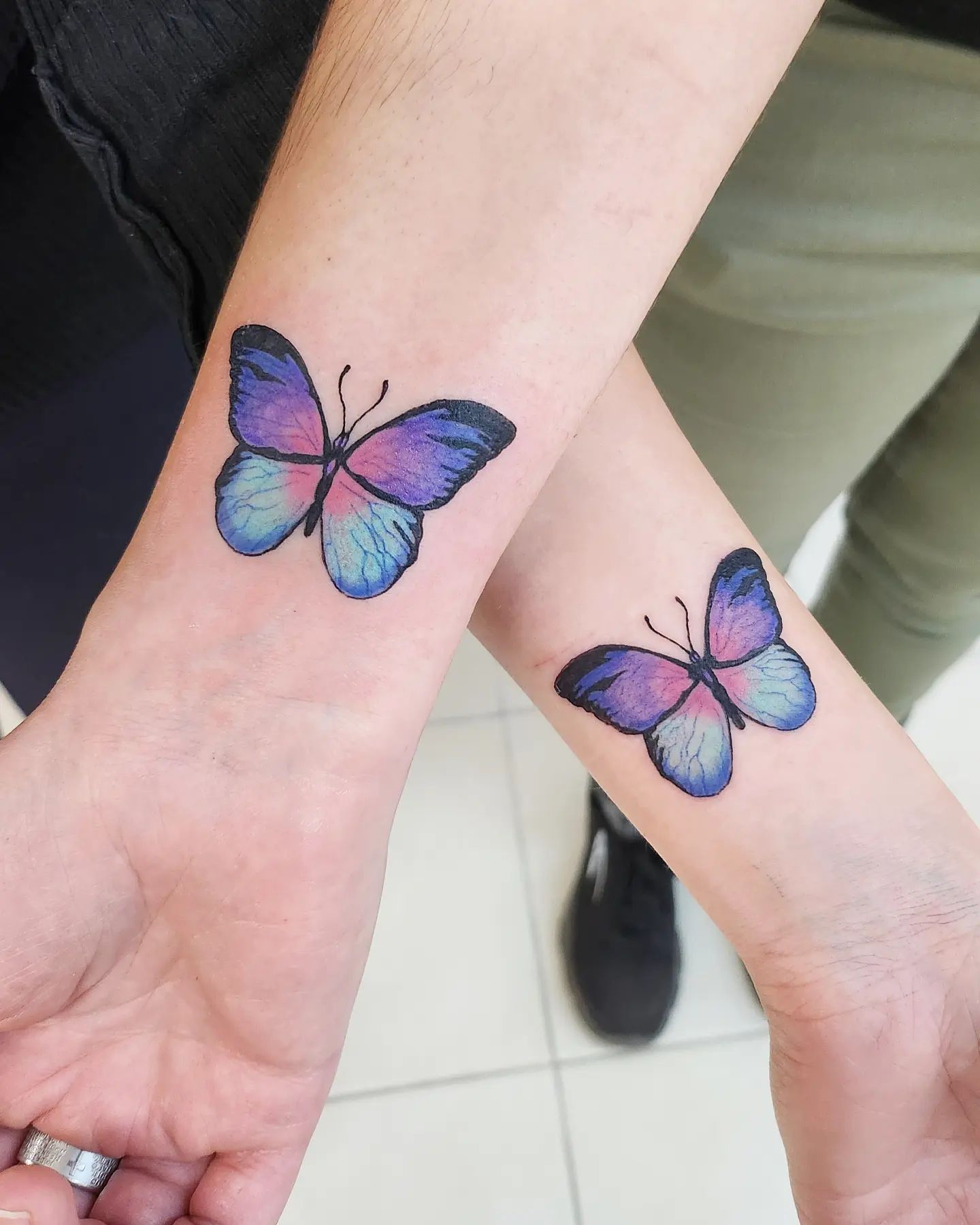 Purple blue and teal butterfly illustration Butterfly Tattoo Purple Blue  butterfly watercolor Painting purple png  PNGEgg