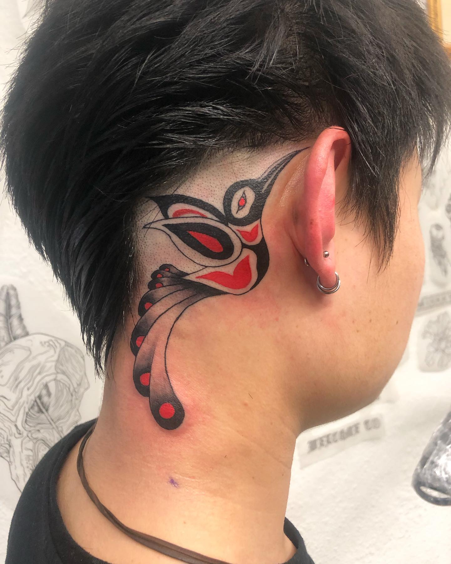 Amazing Tribal Tattoo On Ear  Tattoo Designs Tattoo Pictures