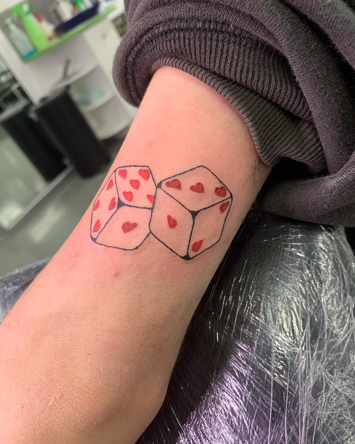Red Dice Tattoo by Mike DeVries  Tattoos