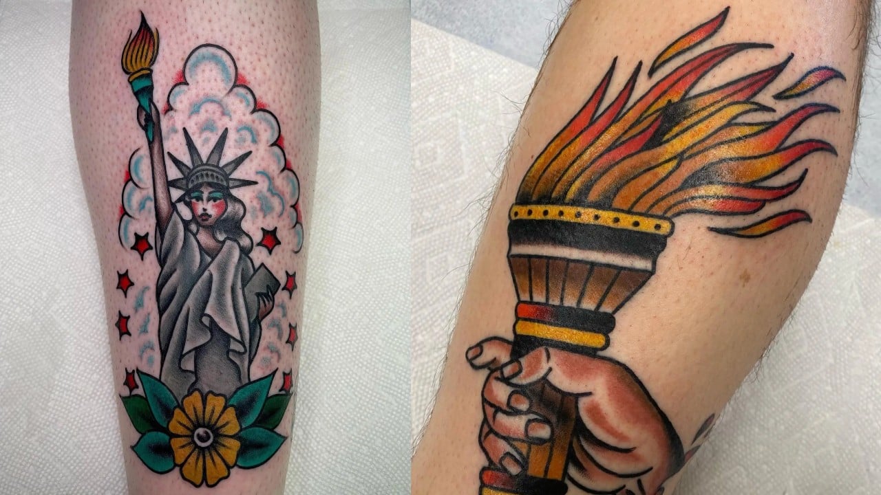 Traditional Feather Tattoos Designs