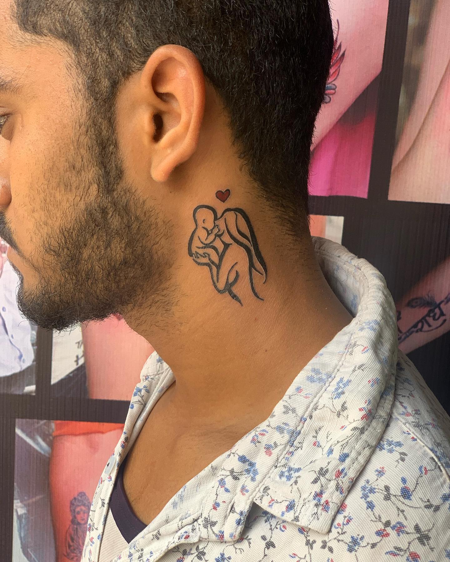 Poovarasu Santhanam on Instagram Maa tattoo on neck maa  maatattoodesign maatattoos hinditattoos hinditattoodesign  trendingtattoos trendingpost mspotraits ms