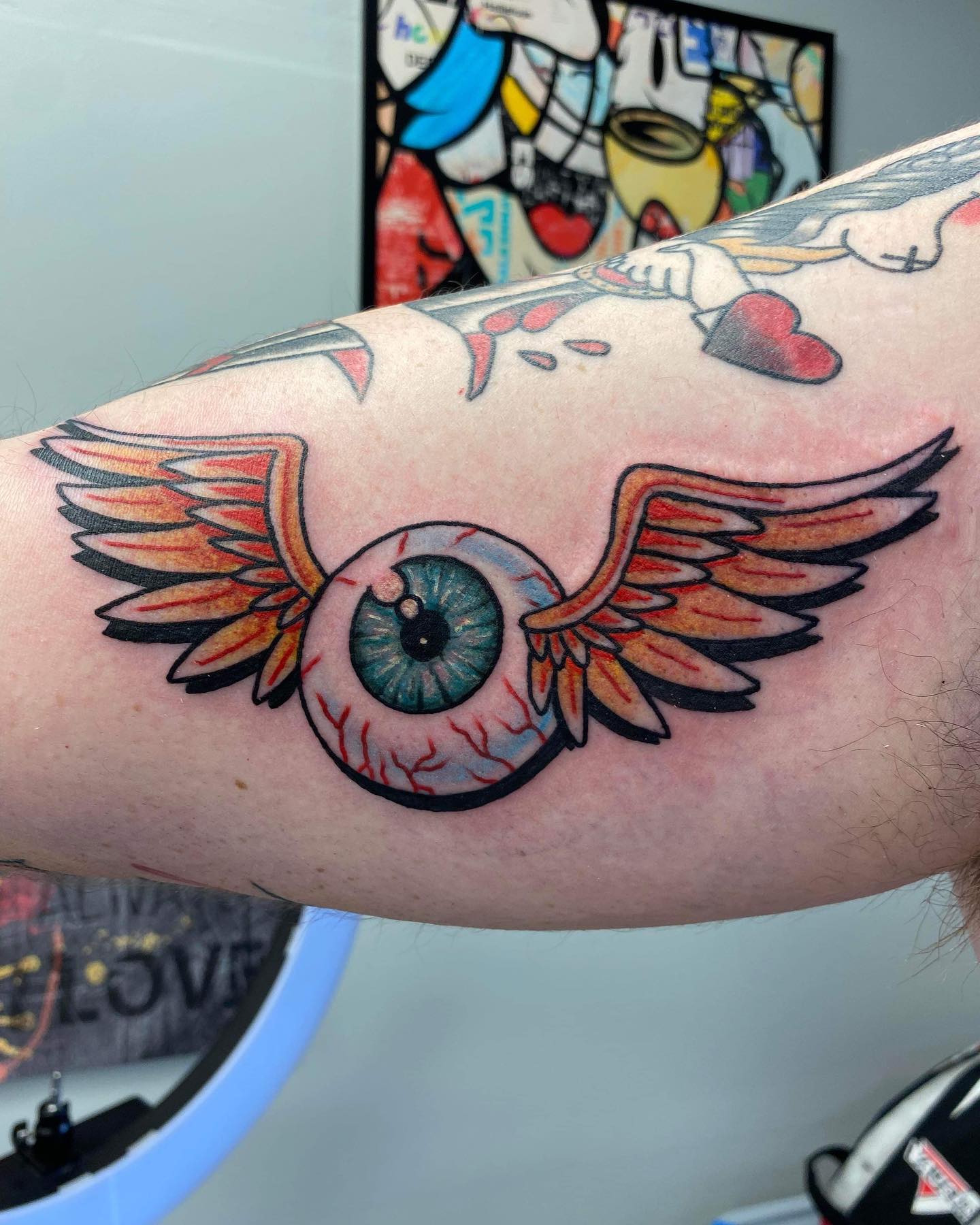 Tattoo uploaded by Rob Junod  Flying eye  Tattoodo