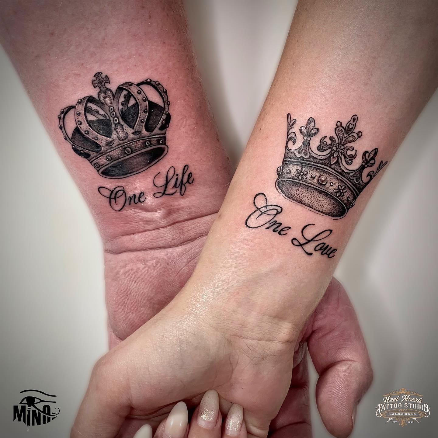Bizarre Ink Tattoo Studio Edinburgh - Mark & Sabina's, Queen & King tattoos  ! A couple that's always a pleasure to have in. John. | Facebook