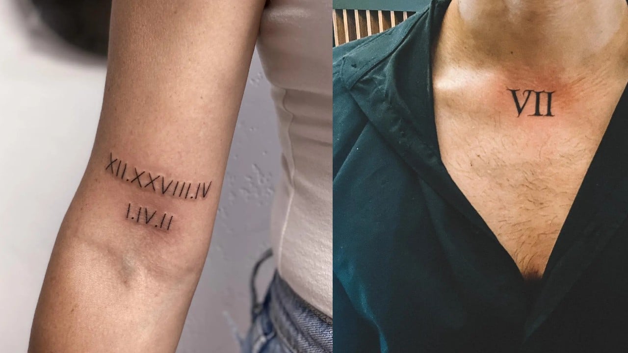 15 Awesome Roman Numeral Tattoo Ideas for Women  Moms Got the Stuff