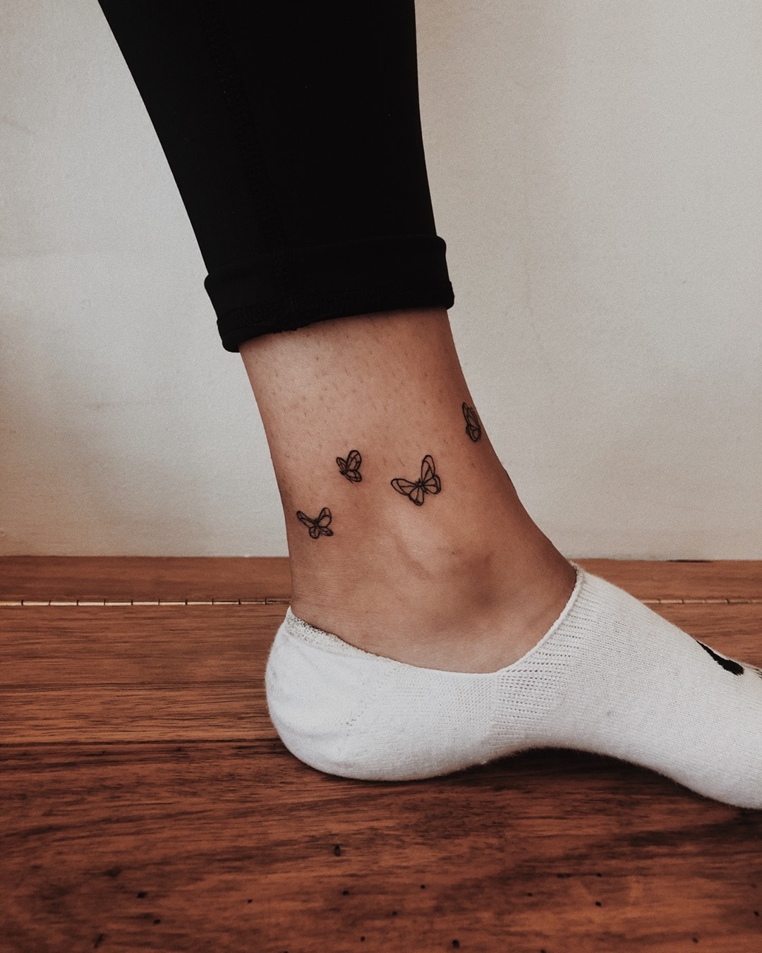 Butterflies are used to symbolize a fun path and a loving journey that’s ahead. If you’re someone who likes to travel and you like feminine tattoos, this will suit you.