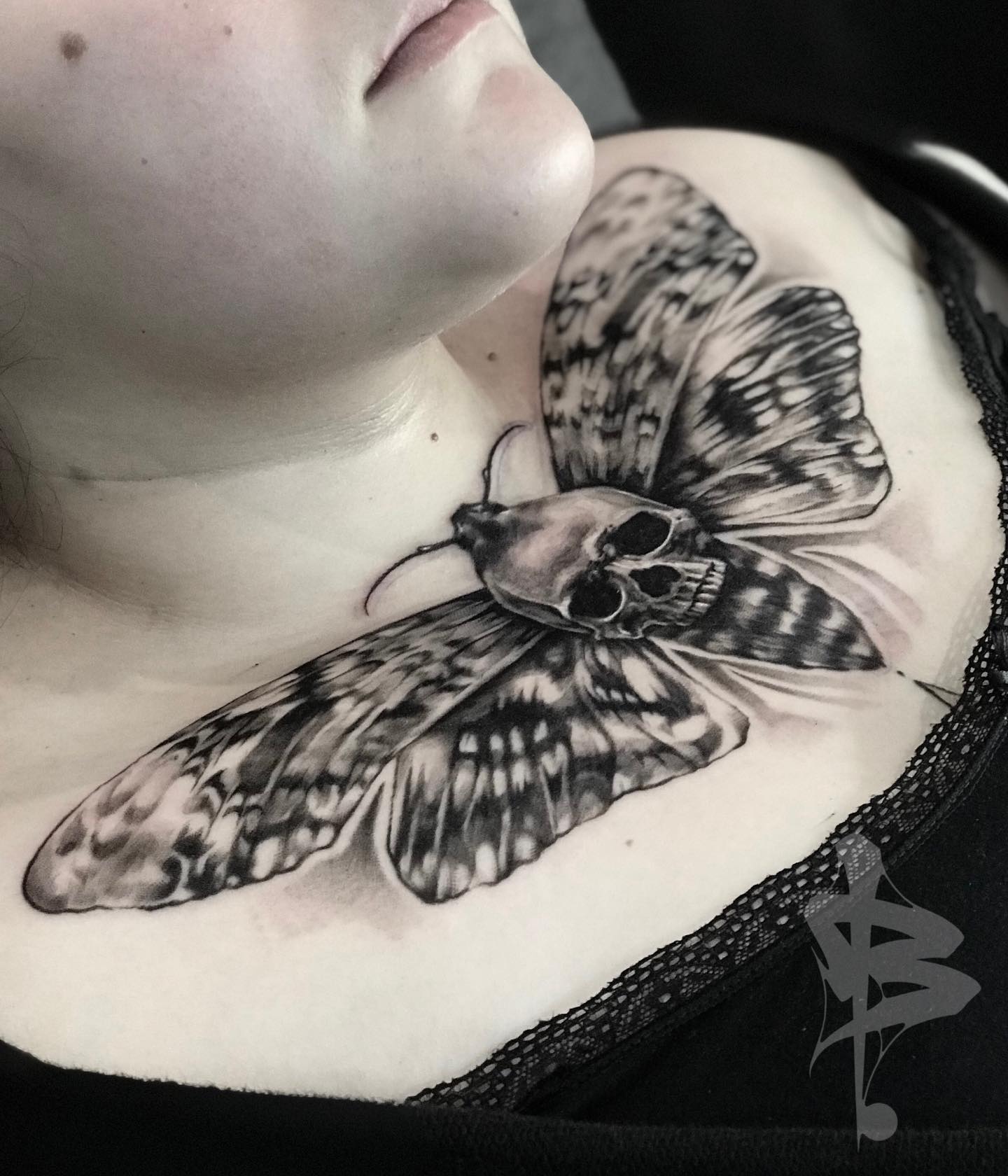 Top 67+ death moth tattoo chest super hot - thtantai2