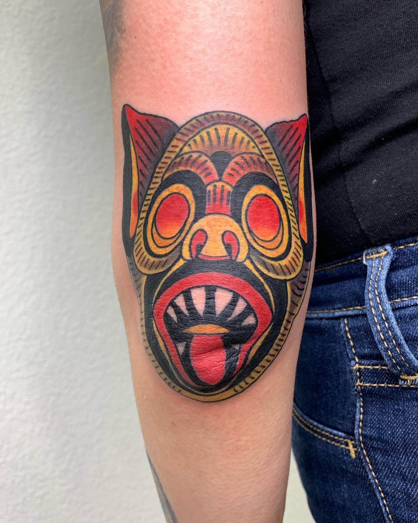 A mask can be a symbol of you trying to hide something or your true identity. If you’ve been struggling with self-image this tattoo will be very accurate of who you are.