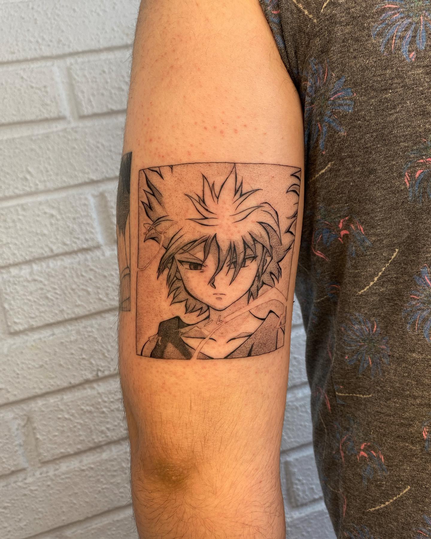 Immy Tattoo on Twitter Still very fresh near the top but got to smash out  this HxH piece for rhiannonxro  was a longggg 10hours and still got some  more to add