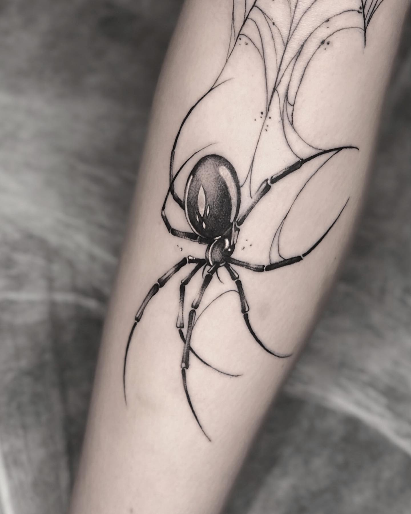 30+ Spider Web Tattoo Design Ideas and Meanings - 100 Tattoos