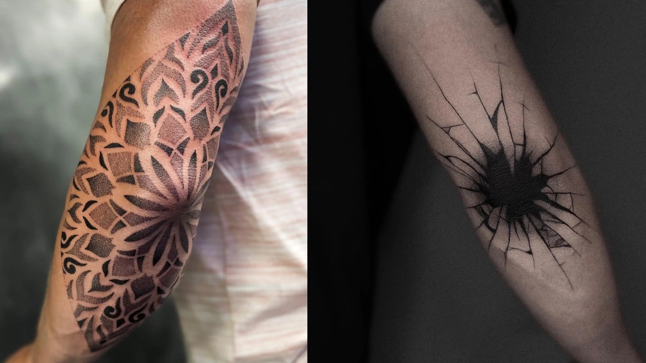 Tattoo designs for male elbow
