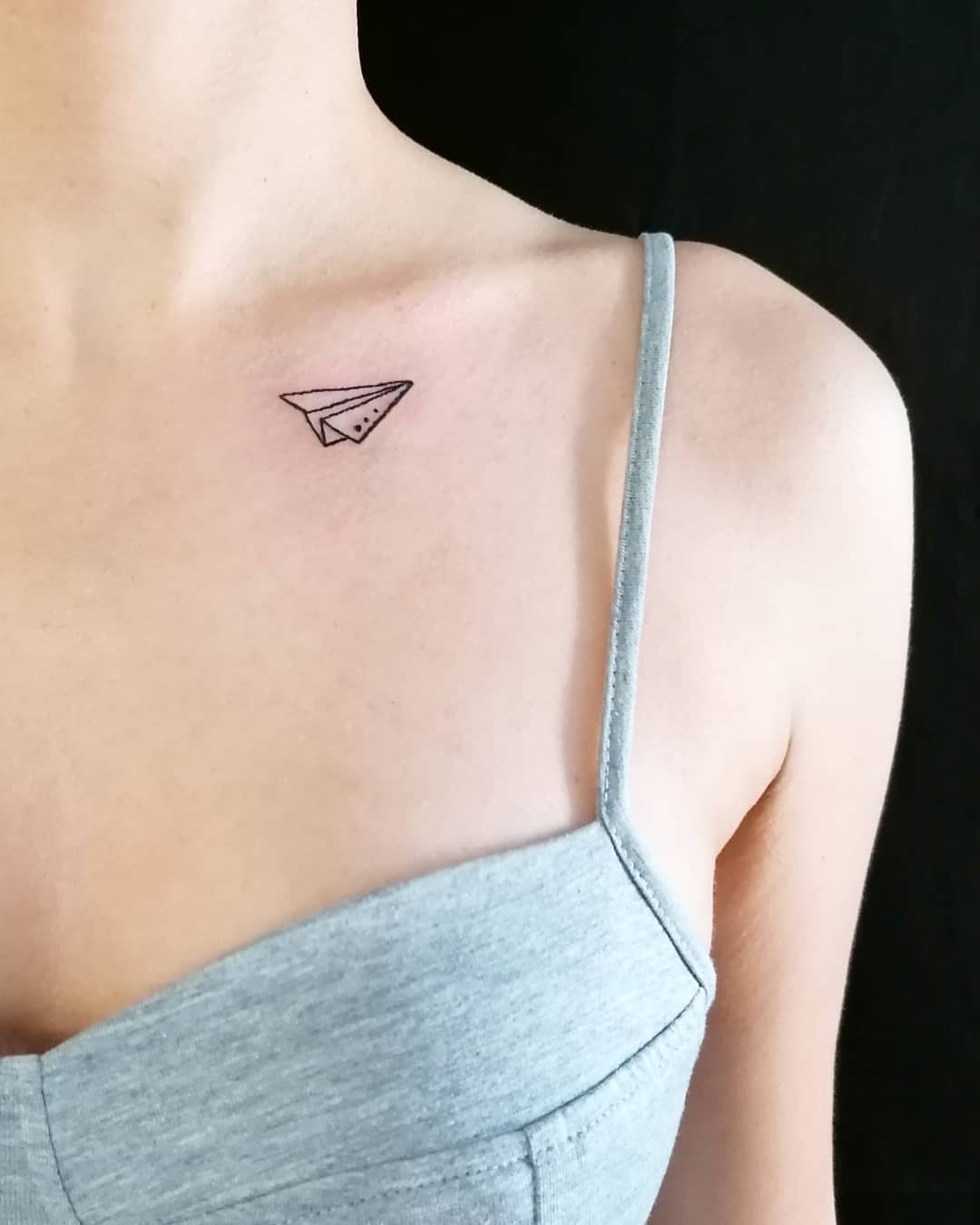 25+ Paper Airplane Tattoo Designs That Are Simple But Cool & Cute