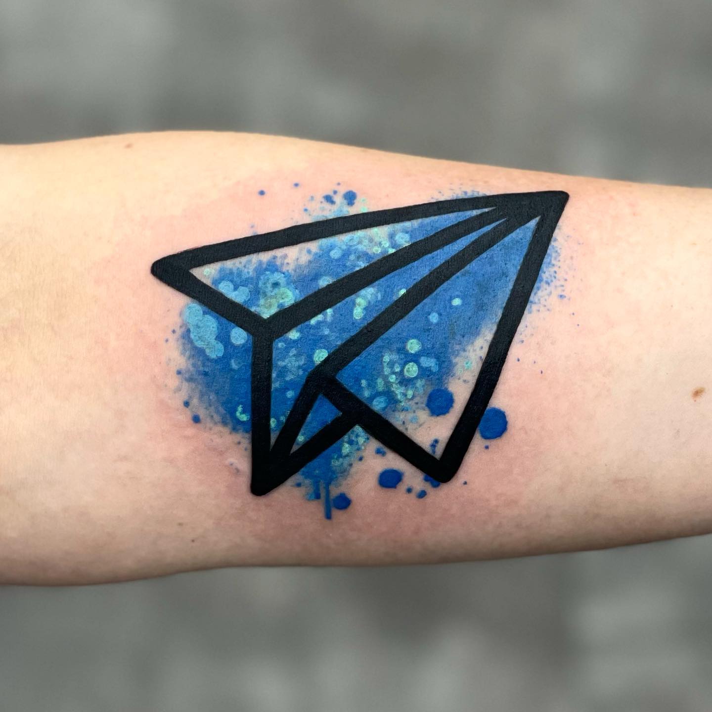 25+ Paper Airplane Tattoo Designs That Are Simple But Cool & Cute