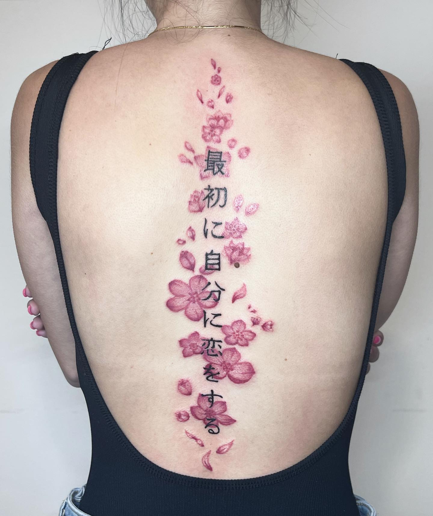Aggregate 71+ cherry blossom back tattoo super hot - esthdonghoadian