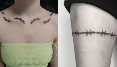 Barbed Wire Heart Tattoo Meaning  Get inspired  FashionActivation   Tattoos Hand tattoos Tattoos for women