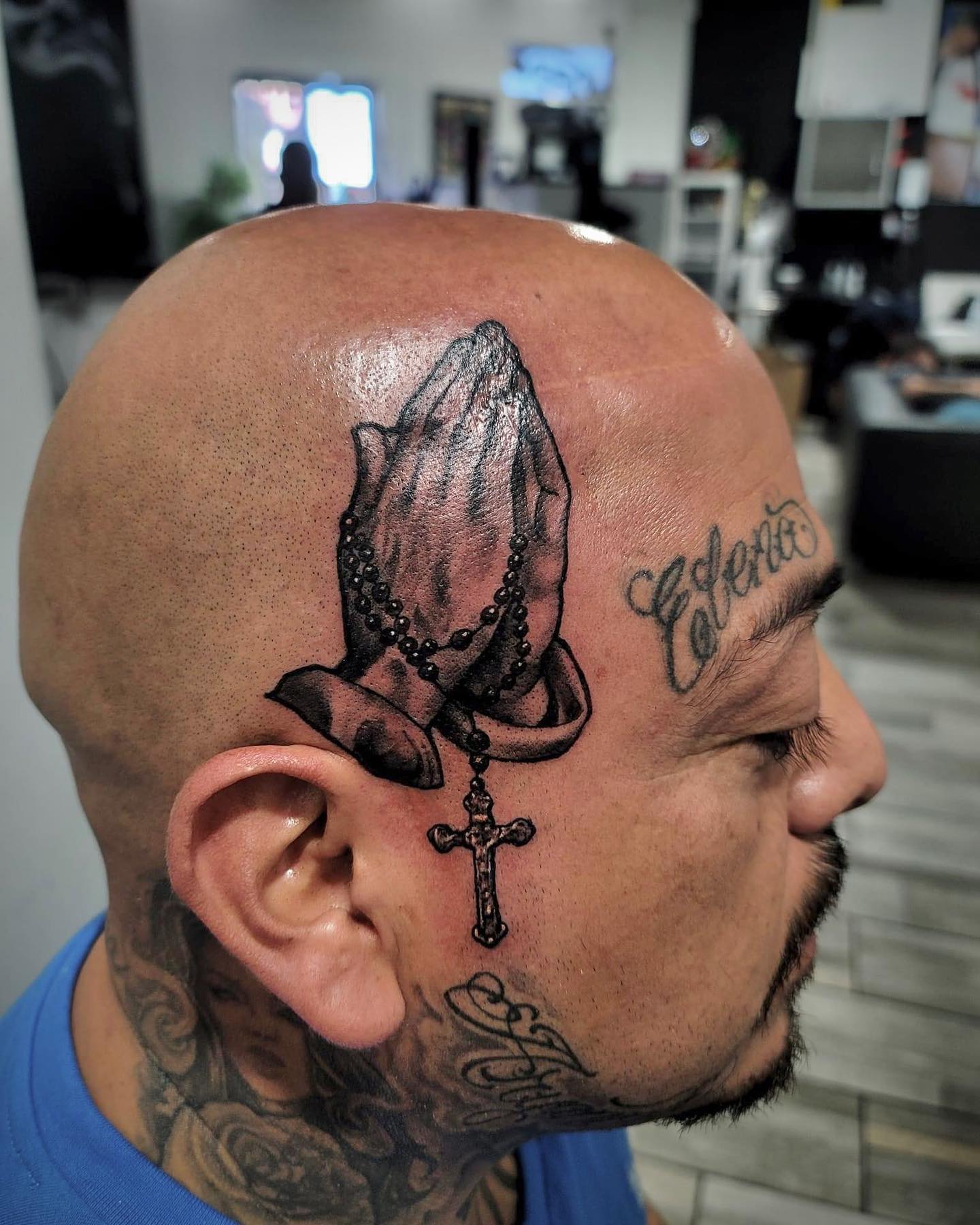 If you are one of the people who don't hesitate to get a tattoo on head, you can go with that tattoo. It takes courage to get it, but it is worth trying.