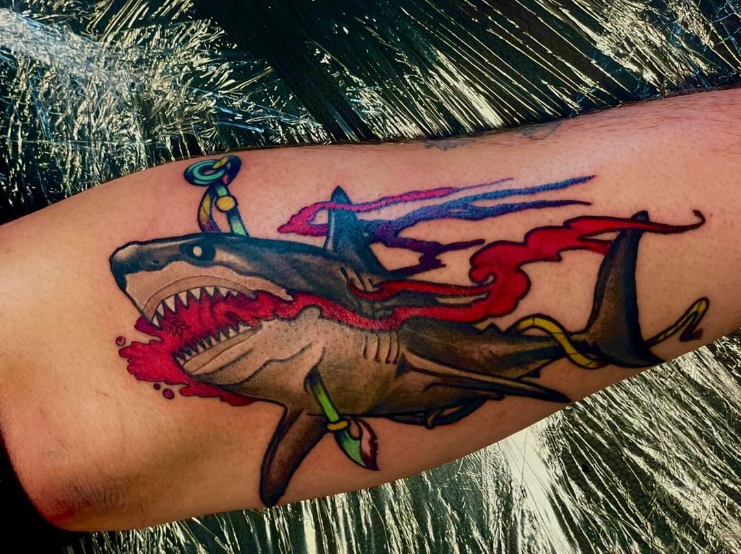 55 Best Shark Tattoos Plunge Into The Depths Of The Sea  InkMatch