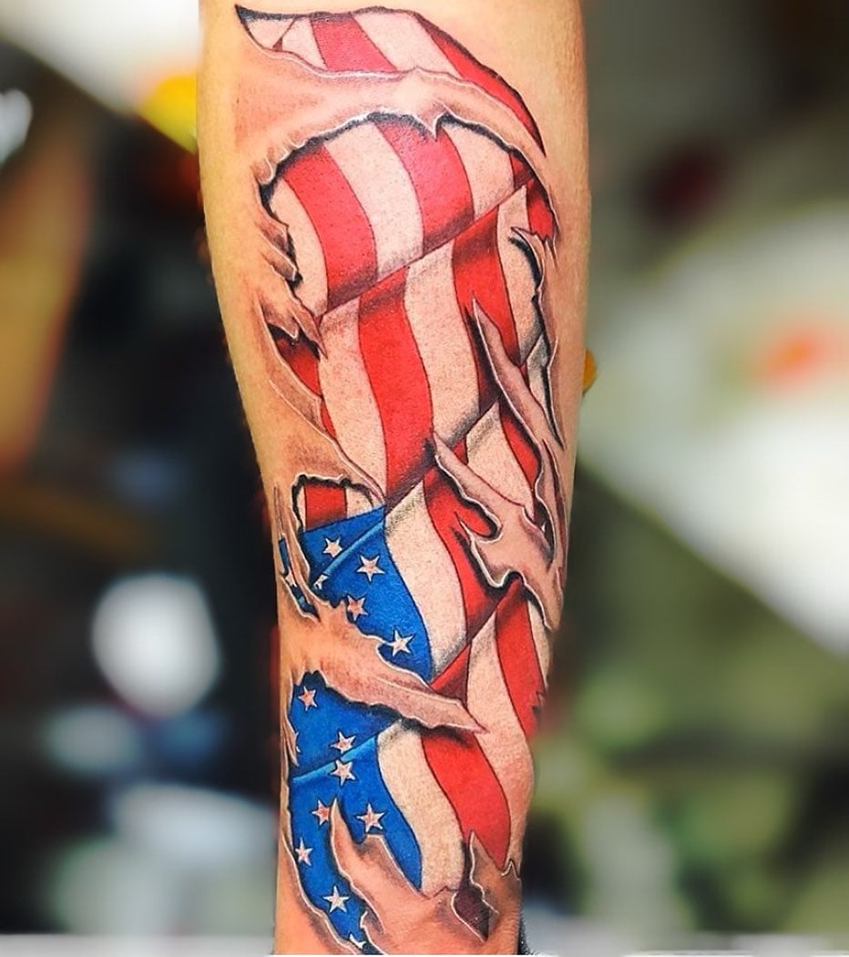 11 Forearm American Flag Tattoo Ideas That Will Blow Your Mind  alexie