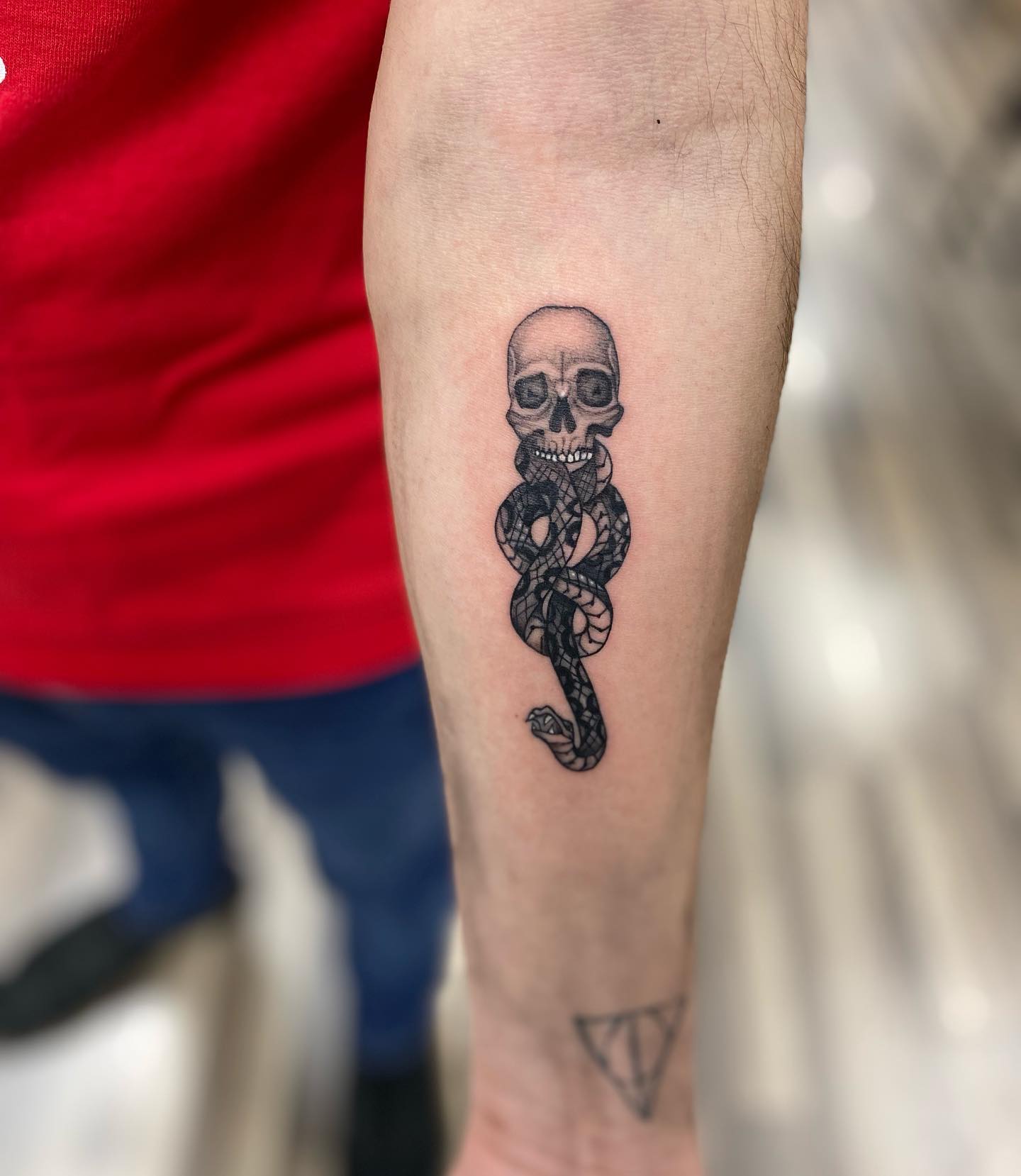 Death eaters were particularly nasty towards muggles, muggle-borns, half-bloods, and anyone who opposed them. If you want to get a minimal tattoo of them, you and get it on your forearm.