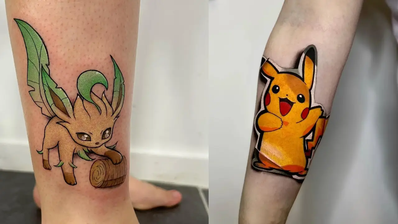 30+ Pokemon Tattoo Design Ideas for Men and Women Trainers - 100 Tattoos