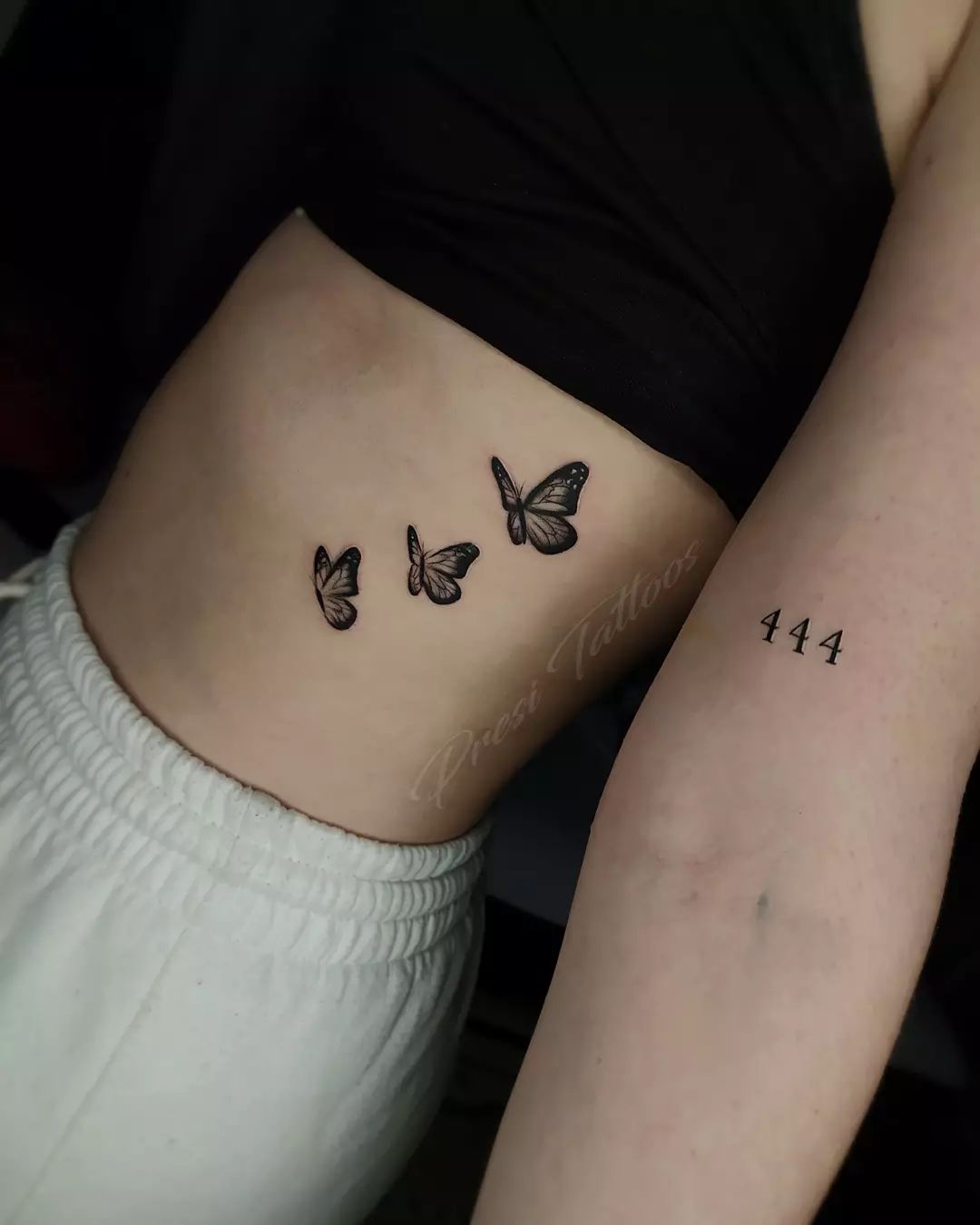couple tattoo ideas with 444TikTok Search