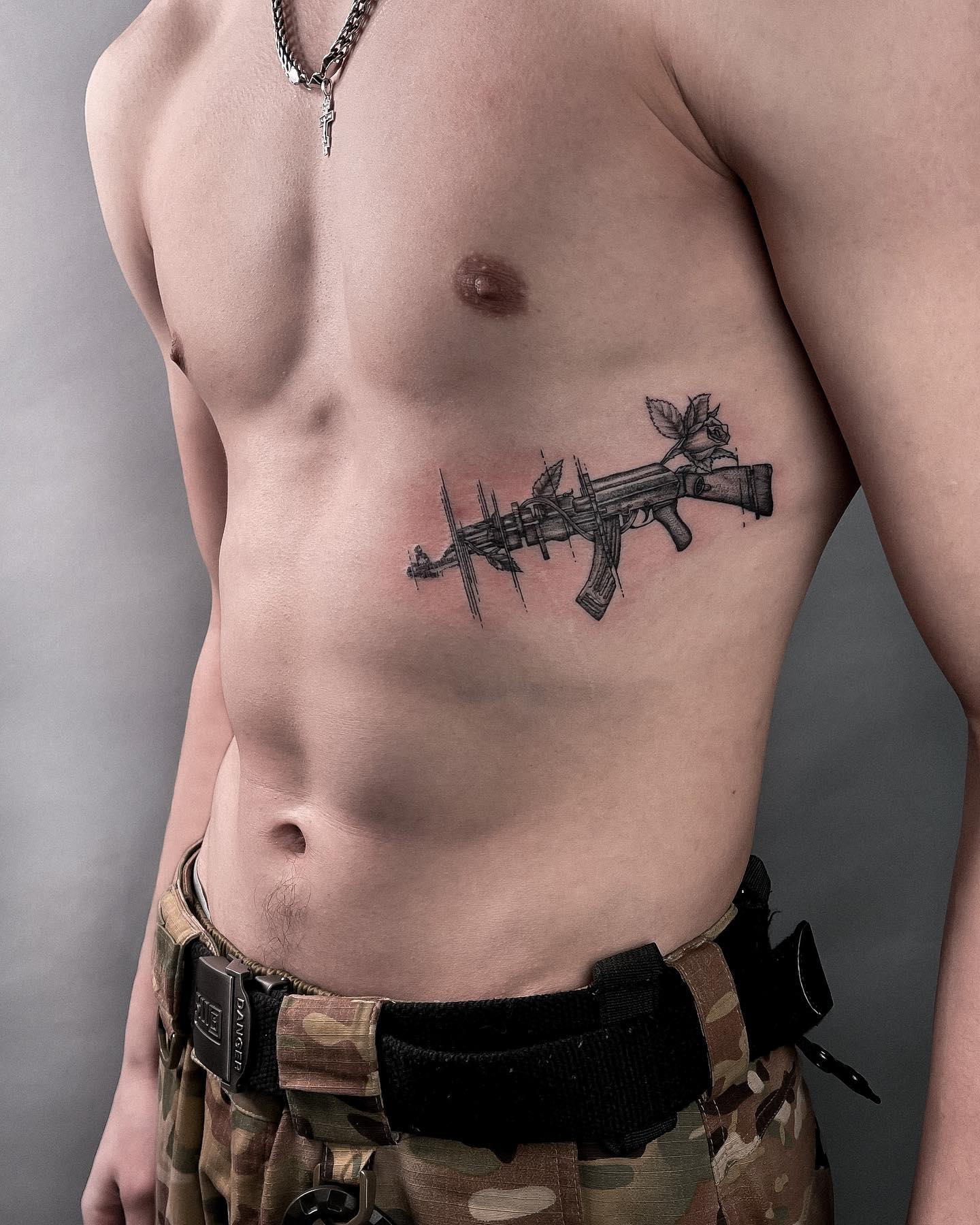 20+ AK-47 Tattoo Ideas That Will Keep You Feeling Badass - 100 Tattoos