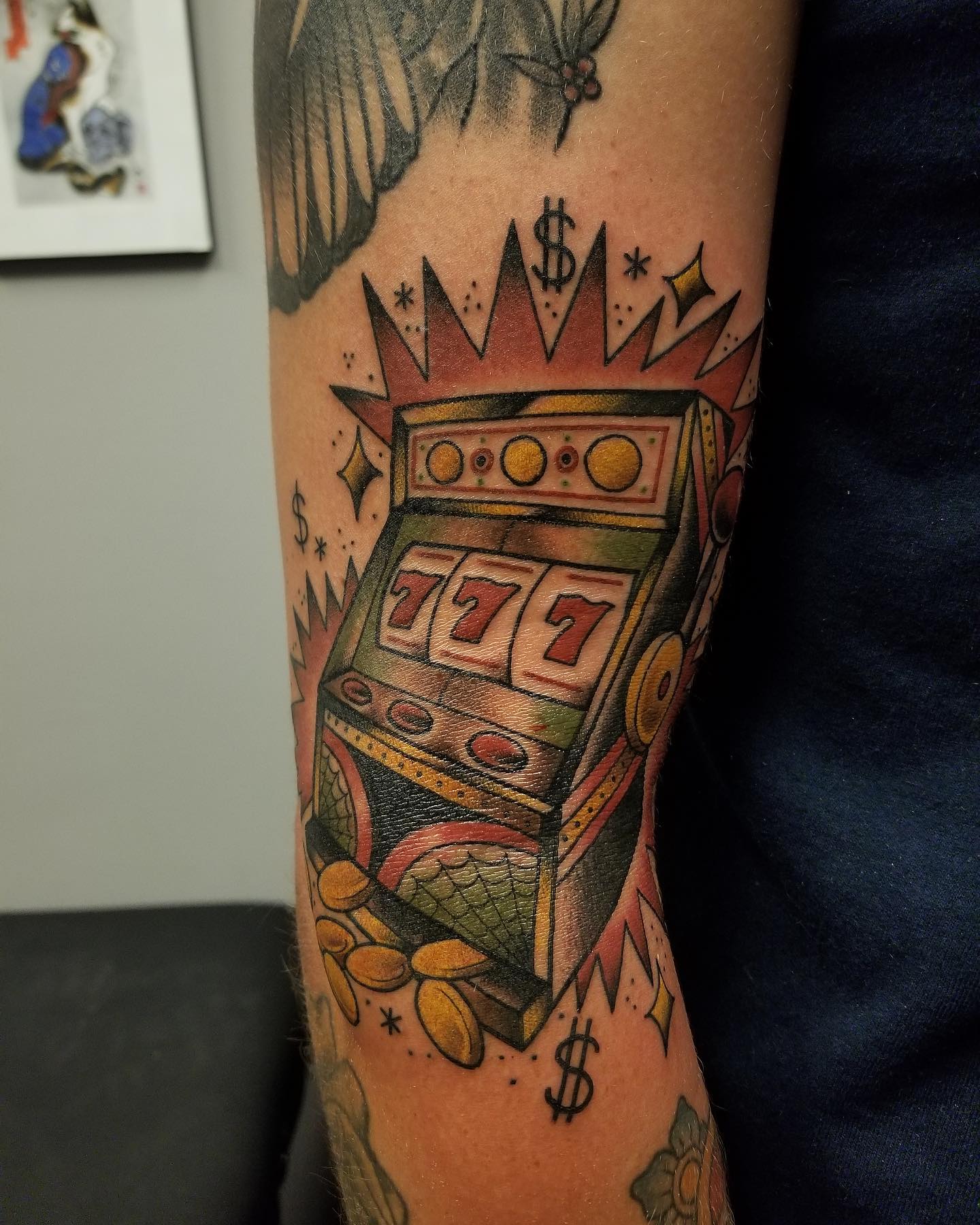 Adept Tattoos  Loving this slot machine for Sheila by  Facebook