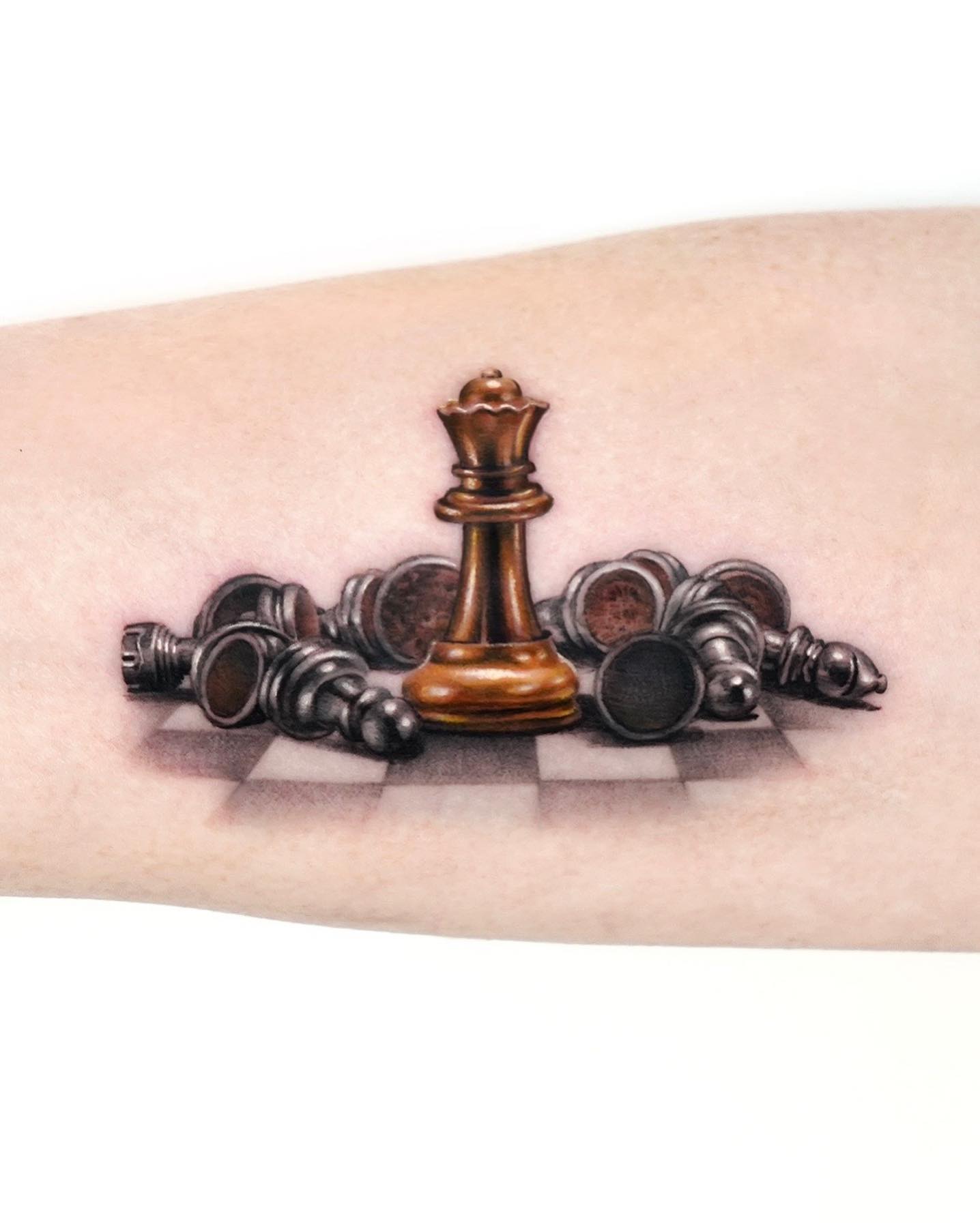 30+ Eye-Catching Chess Tattoo Ideas for Fans of the Royal Game