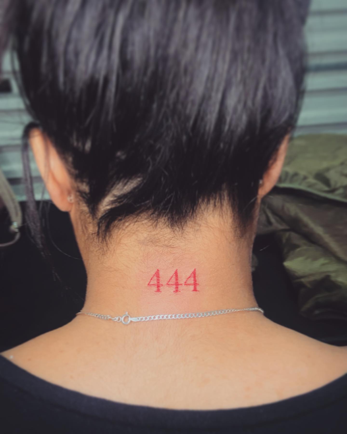 Angel number tattoo idea  Tattoo number 444 which means  Protection   YouTube