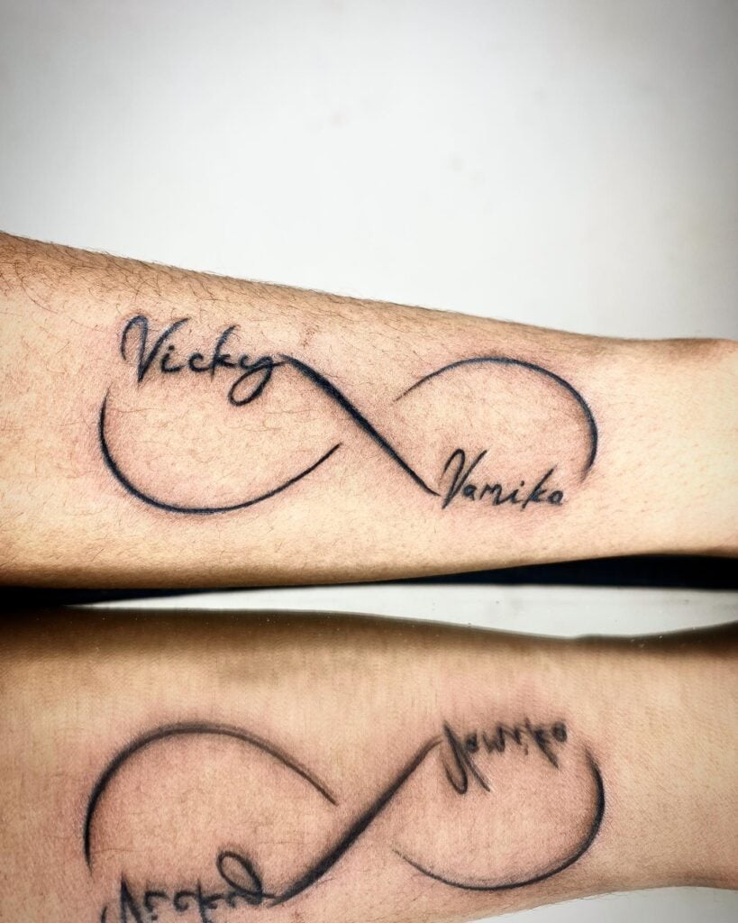 travel infinity tattoo