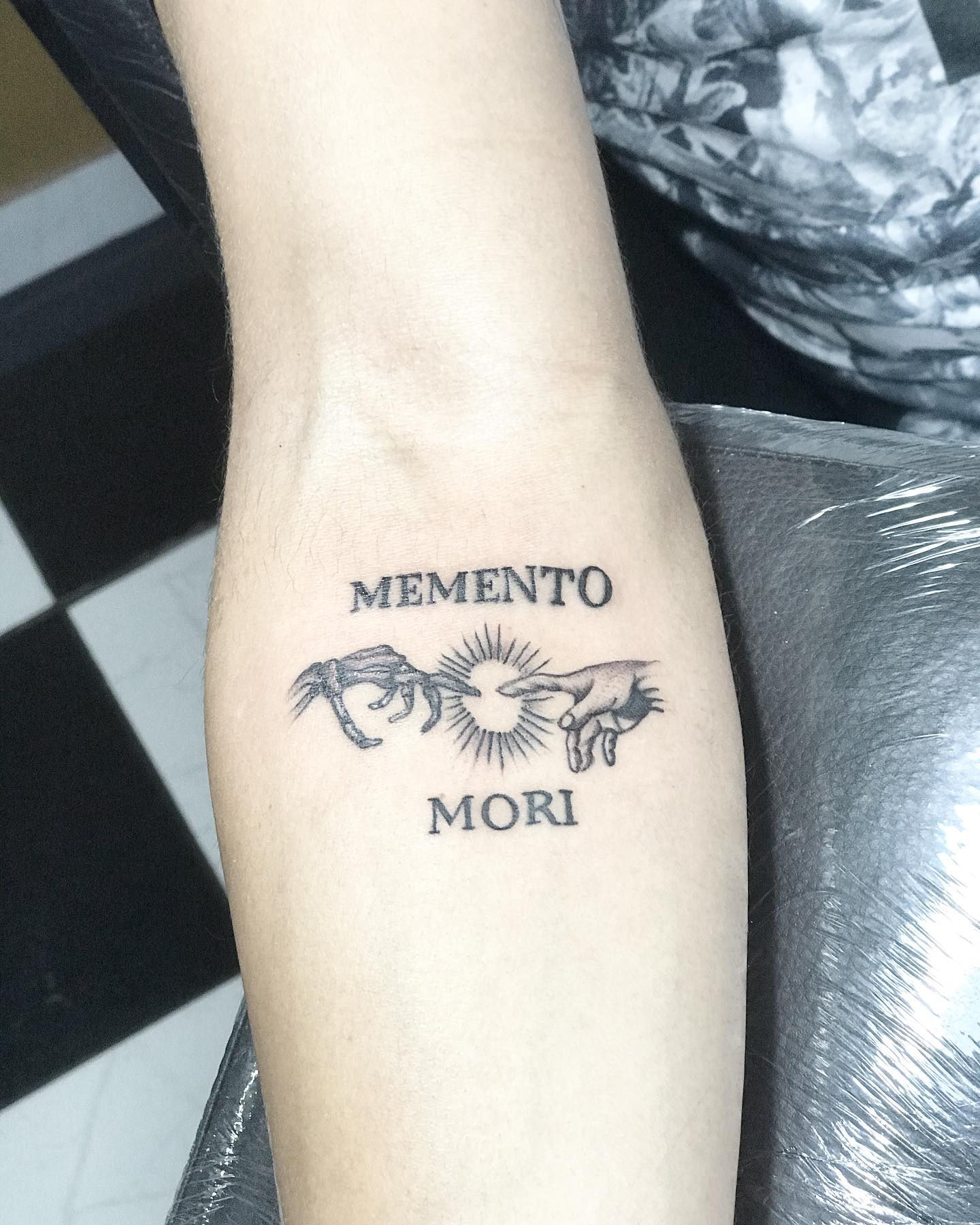 Memento mori  A new dotworkgeometric tattoo design inspired by the  inevitability of death Hope youll like it   rTattooDesigns
