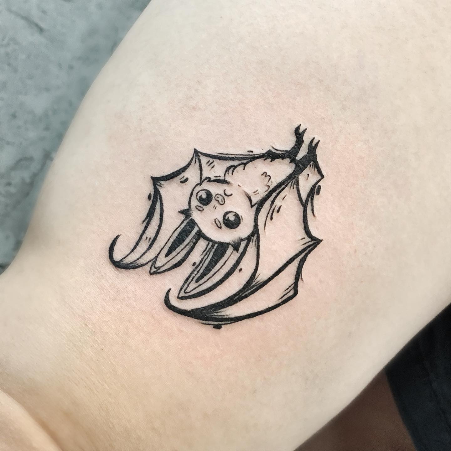 Super cute Bat by Bethany  Nevermore Tattoo Parlour  Facebook