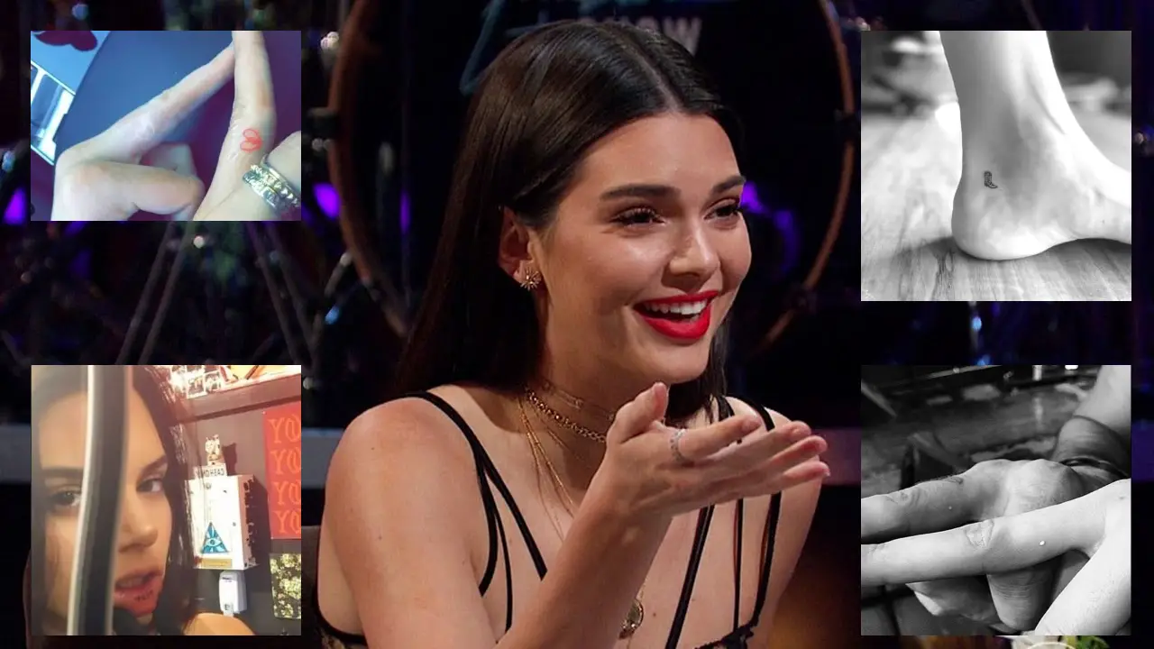 All of Kendall Jenner's Tattoos and Their Meanings - 100 Tattoos