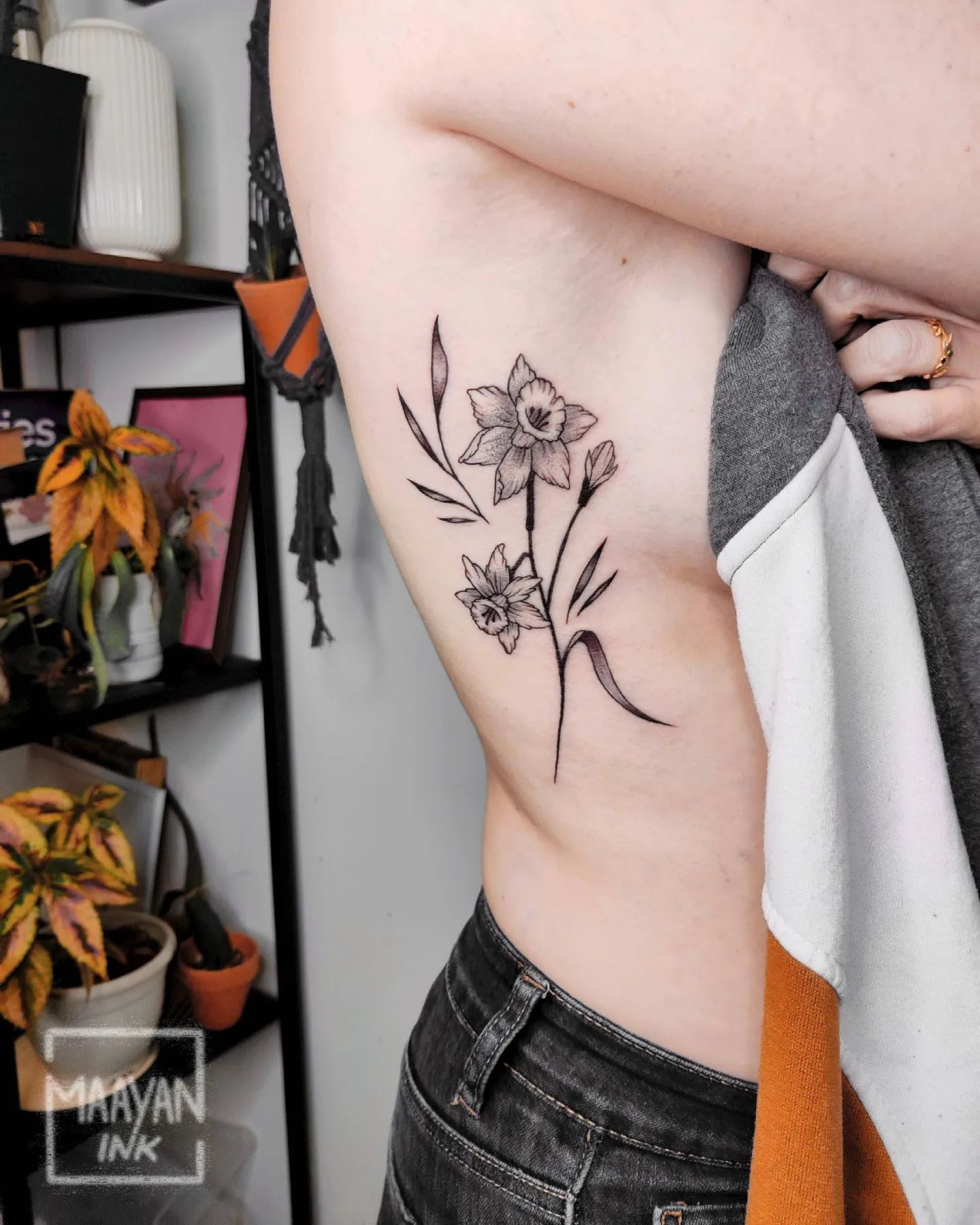 Tattoo uploaded by benboskoski  December flower color tattoo  Tattoodo
